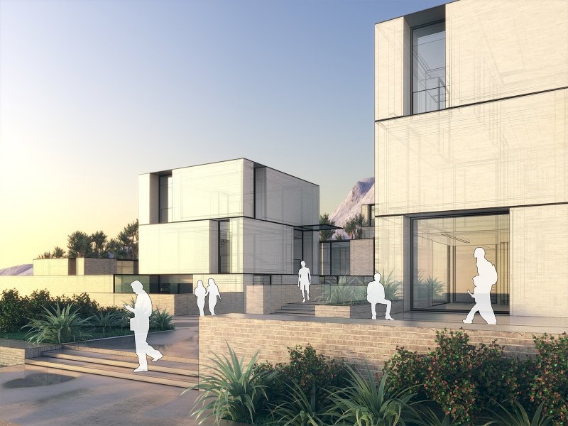 V-Ray - Vizualizace exteriéru ve dne