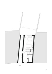 Půdorys (Rodinný dům v Senici na Hané, TŘI.ČTRNÁCT architekti)