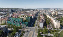 Residence Vysočany, vizualizace, M2AU