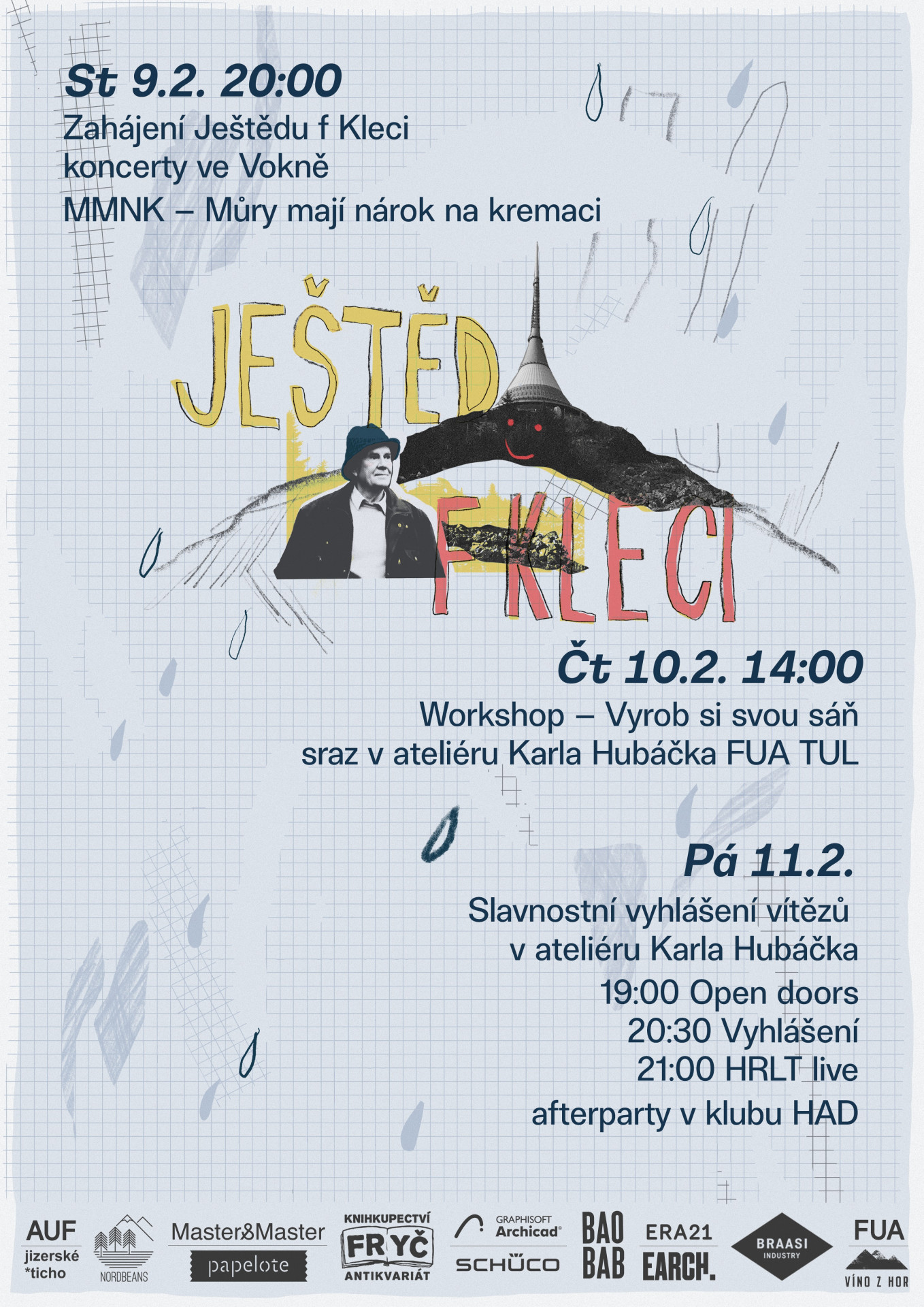 Program 27. ročníku studentské soutěže Ještě f kleci