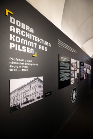 Výstava DOBRÁ ARCHITEKTURA KOMMT AUS PILSEN: PROFESOŘI A ŽÁCI NĚMECKÉ PRŮMYSLOVÉ ŠKOLY V PLZNI 1876–1928 (Výstava plzeňské průmyslové školy)