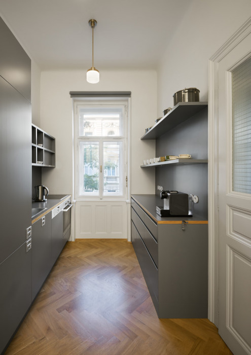 Rekontsrukce bytu na Vinohradech, Markéta Cajthamlová