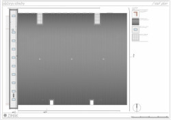 Zimní stadion v Teplicích, MISE a SIAL Architekti a inženýři, půdorys střechy