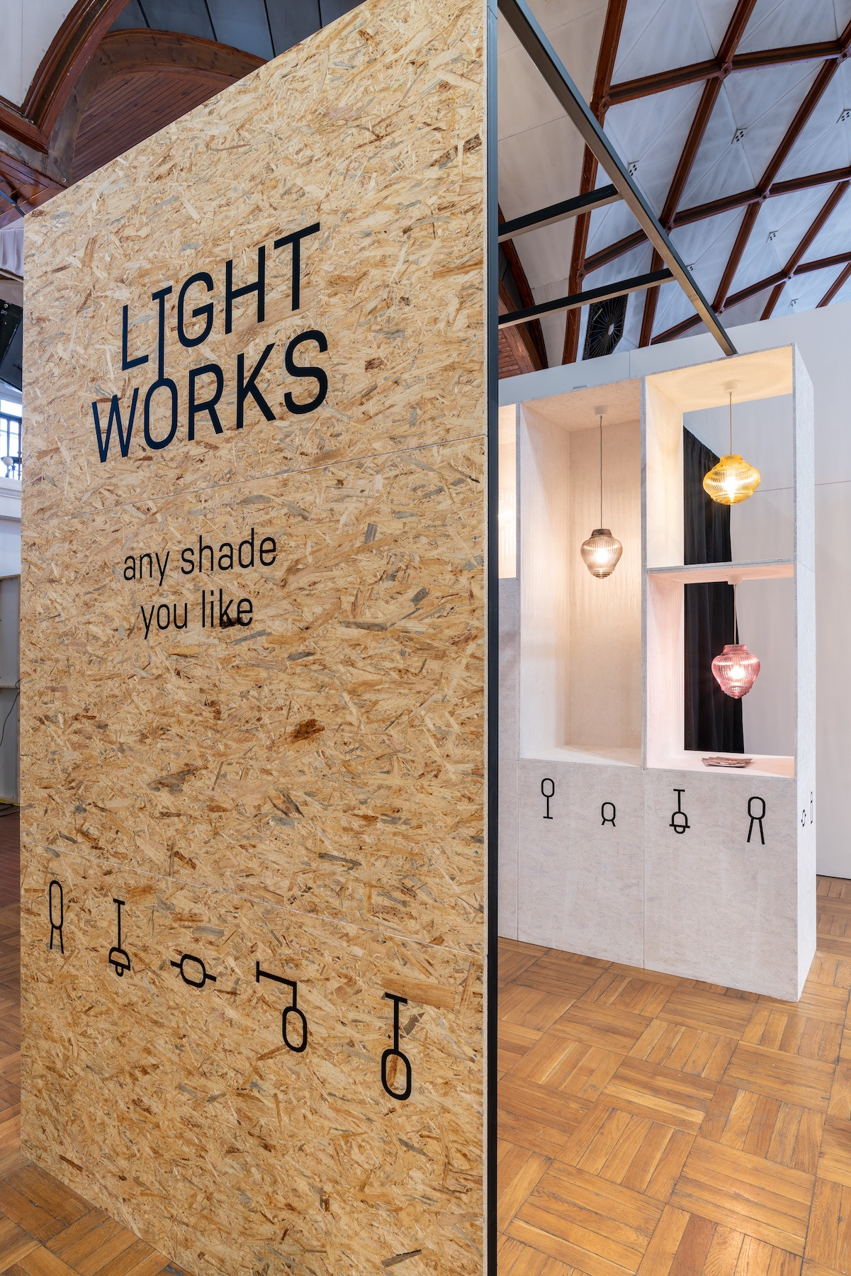 Svítidla Light Works na Designbloku 2018.
