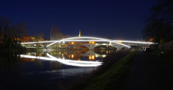 Lávka se stala součástí obrazu Nymburka.