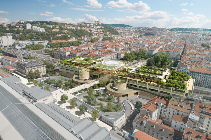 Lyon Perrache Exchange Center, Lyon, Francie