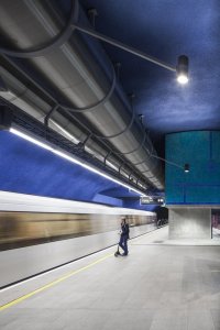Stanice metra Loren od Arne Henriksen Arkitekter a MDH Arkitekter