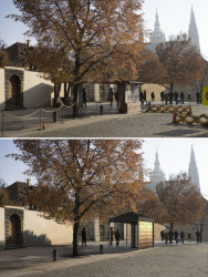 1. místo, ateliér HRA (před a po)