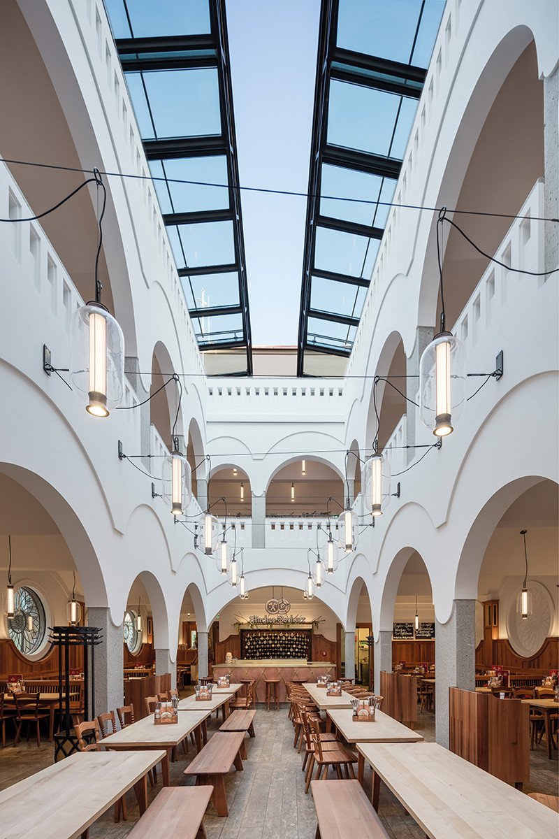 Pivnice na Marienplatz v Mnichově, 2015, Hild und K Architekten
