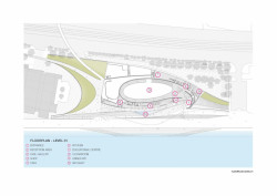 AL_A, Muzeum umění, architektury a technologie v Lisabonu (MAAT), 2.NP, výkres