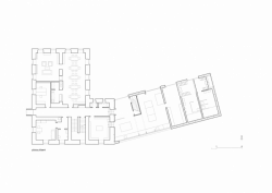 Atelier25, Centrum umění Kvilda, půdorys 1. NP – foto