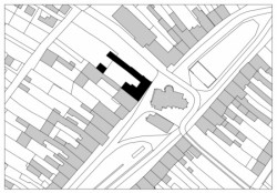 Úprava bývalé fary ve Chvalšinách na zařízení pro  pobyty osob s poruchami autistického spektra, 4DS, situace