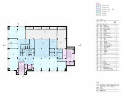 ov-a, Rekonstrukce a dostavba administrativní budovy Verona, půdorys 4. NP – foto