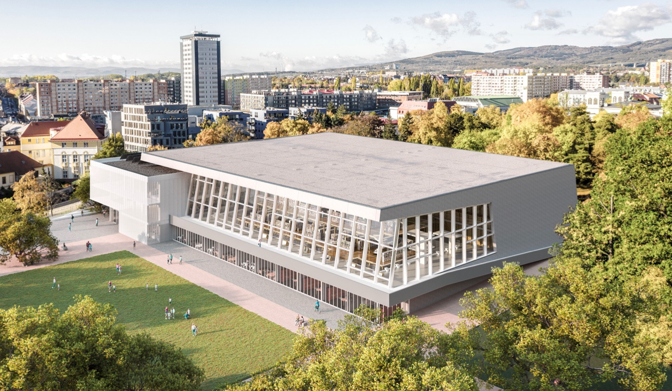 Architektonickou soutěž na proměnu chomutovských lázní na kulturně-komunitní centrum vyhrálo studio Boele