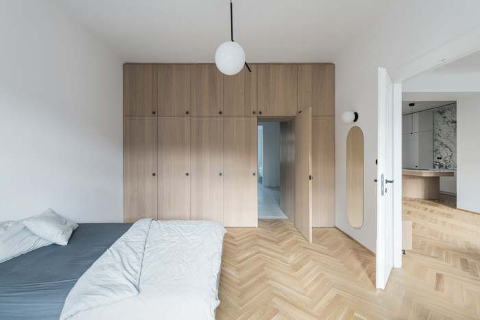 Interiér bytu HLB, Kuklica Smerek architekti / Peter Kuklica, Martin Smerek, Juraj Hubinský