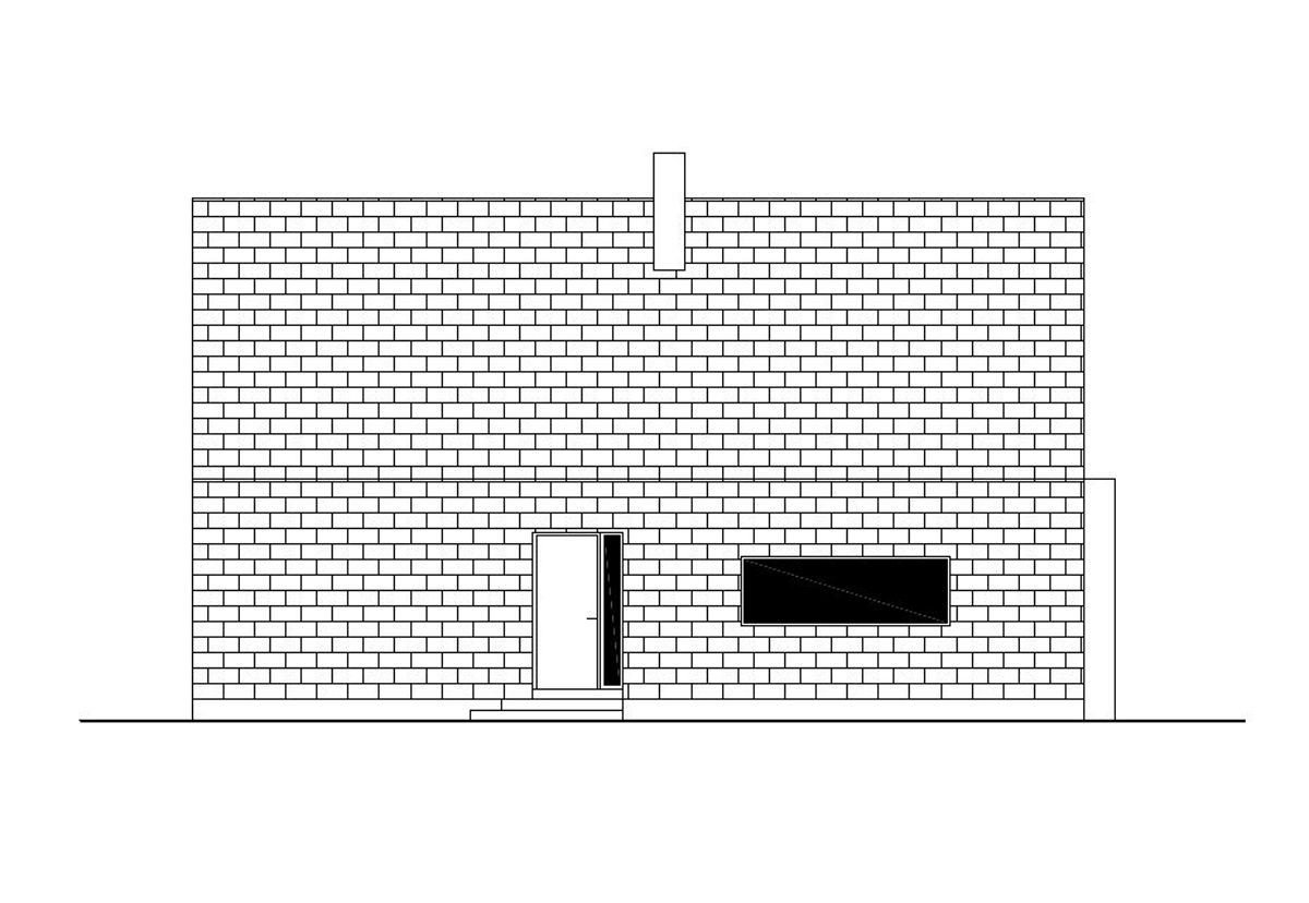 Chata na Vysočině, severní pohled, Urban Čelikovský architekti