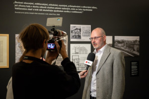 Petr Domanický, kurátor výstavy (Výstava plzeňské průmyslové školy)