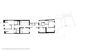 Obnova lázeňského domu Zlatý Beránek v Karlových Varech, půdorys 5np, IN-FORM-ARCHITEKTI