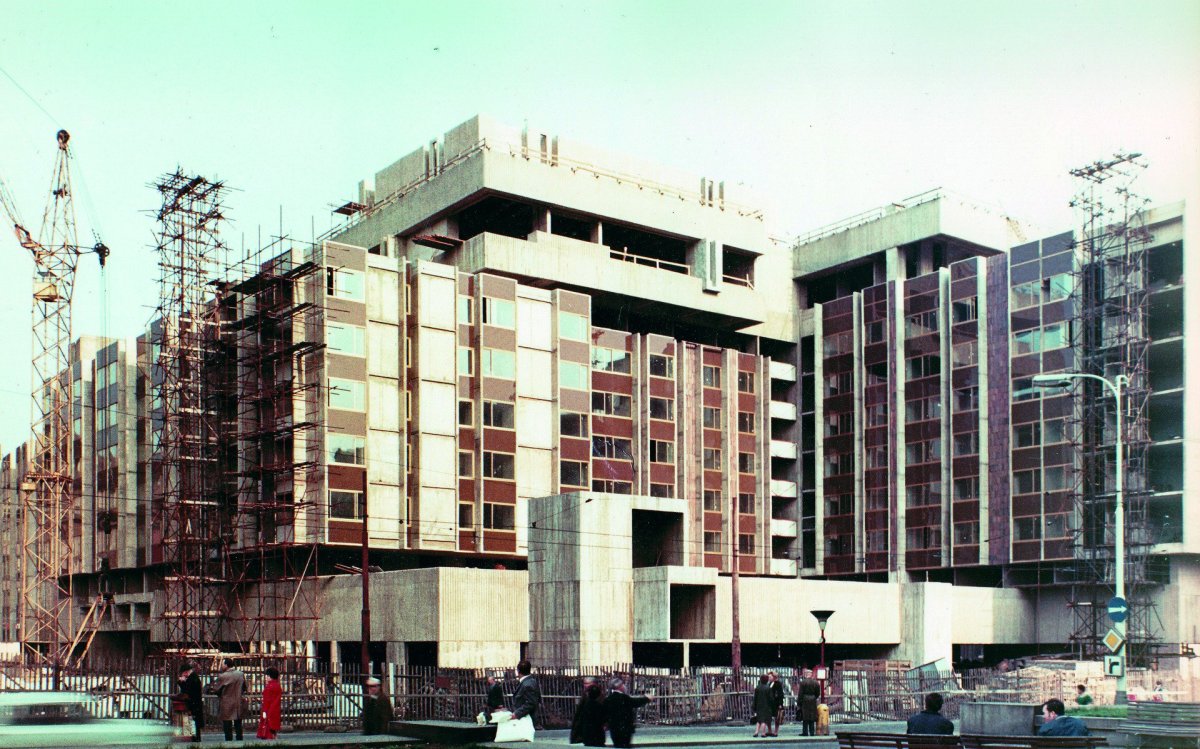 Výstavba hotelu na Starém Městě probíhala mezi lety 1968-74. Foto: Národní památkový ústav