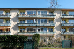 Schillerpark-Siedlung - rozšíření sídliště v 60. letech podle návrhu Hanse Hoffmanna, tzv. Glass-Hoffmann