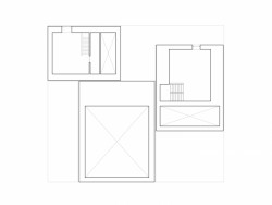 Rodinnů dům Hatley v kanadské provincii Québec, Pelletier de Fontenay + François Abbott, půdorys patra