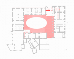 Rekonstrukce a rozšíření Základní školy Vřesovice, Public Atelier, studio FUUZE/ Jiří Markevič, Jaroslav Sedlák, půdorys 1NP