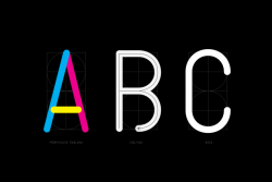 Možnosti materiálové konstrukce písma TUL Mono.