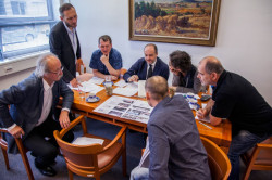 Zasedání poroty studentské architektonické soutěže ModulArch – foto