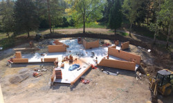 Mateřská škola Hvězda v Hořovicích, foto z výstavby, Petr Tuček.