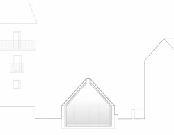 Nový pavilon muzea MeCri, Studio Inches Architettura, řez