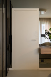 Interiérová designérka Diana Perknovská navrhla byt pro svou sestru, ve kterém se snoubí světlé barvy s přírodními materiály