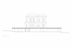 BAUKUNST, Polyvalentní infrastruktura,bokorys, výkres