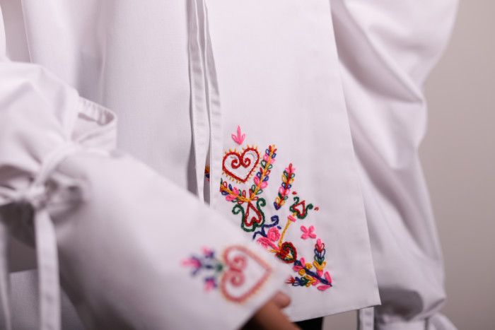 Design Tereza Bláhová, horňácká výšivka, Klára Halíčková