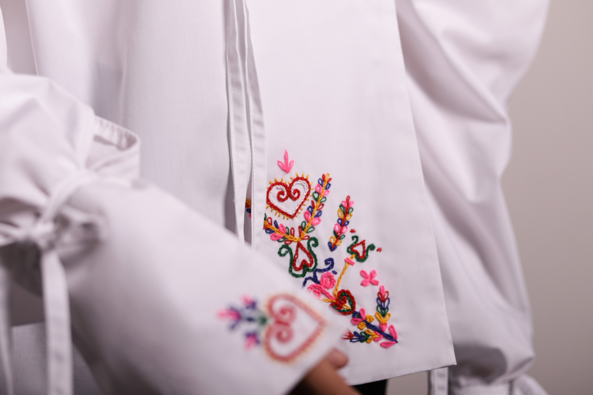 Design Tereza Bláhová, horňácká výšivka, Klára Halíčková