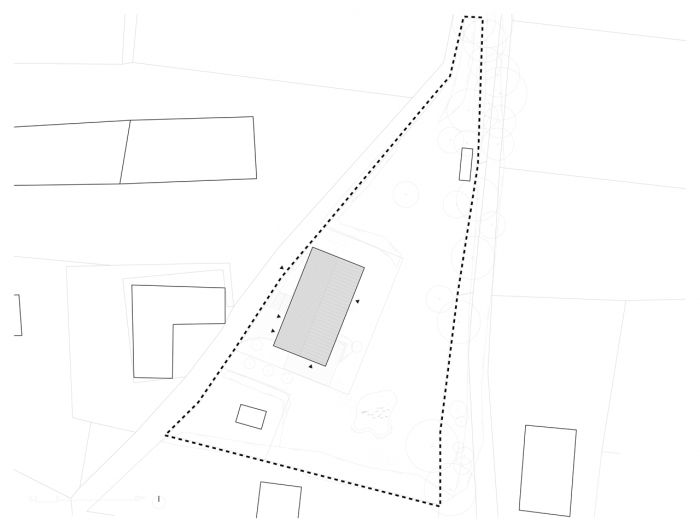 Studio Raketoplán, Stodola Benešov, situace – foto