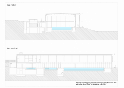 Architekti DRNH, Sportovní a rekreační areál Kraví hora, řezy– foto