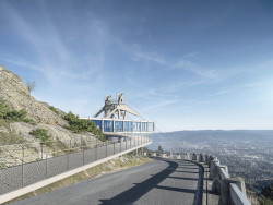 Vizualizace nové lanovky na Ještěd