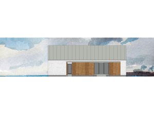 Jaro Krobot architekt, Drevodom v Lučatíne, pohled – foto