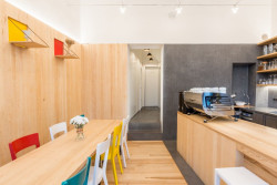 Monogram espresso bar, studio AEIOU