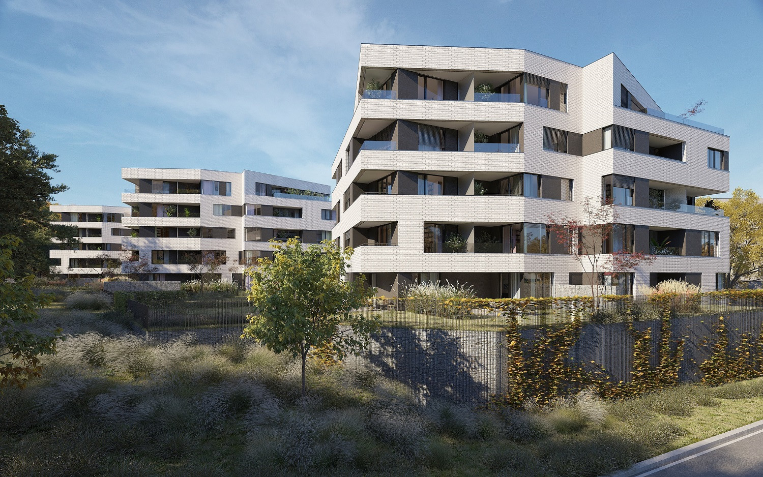 Bytové domy U Sluncové - vizualizace