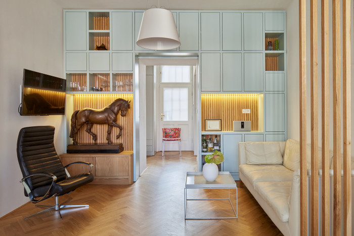 Rekonstrukce bytu na pražské Letné od 0,5 Studia