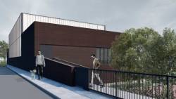 Sokolovna v Řeporyjích, archicraft, vizualizace.