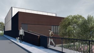 Sokolovna v Řeporyjích, archicraft, vizualizace.