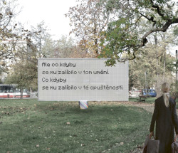 Vizualizace, koláž - Pocta Jindřicha Chalupeckého a Jiřiny Haukové, Praha (Vojtěch Tecl, Adam Šustek, Tereza Brussmannová, Savka Marenić, Jakub Rajnoch) - soutež 2020 - 1.místo