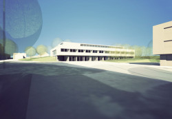 Pavilon rehabilitace Nemocnice Rudolfa a Stefanie Benešov, STA, projektový ateliér - vizualizace