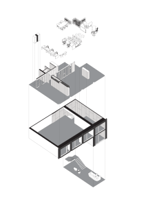 plusminusarchitects, axonometrie – foto