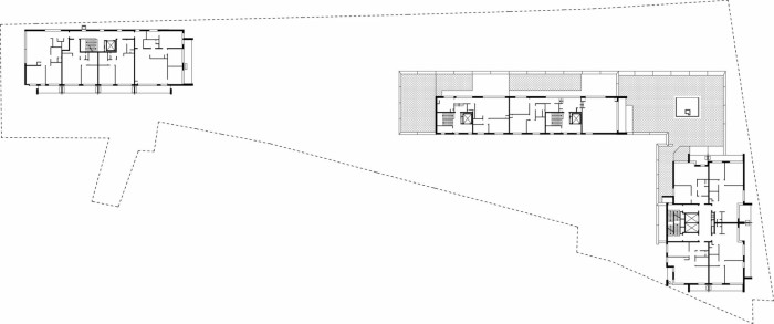 Polyfunkční soubor Seberíniho, PMArchitekti - PŮDORYS 7.N.P.