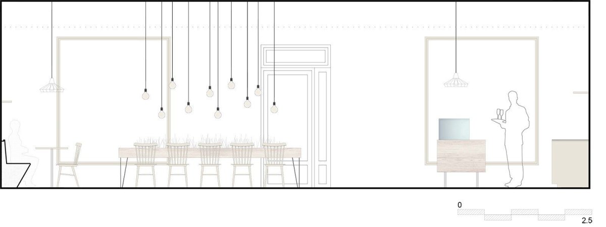 Lasagneria, řez 4, Mar.s architects