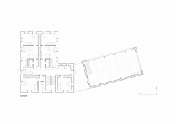 Atelier25, Centrum umění Kvilda, půdorys 2. NP – foto