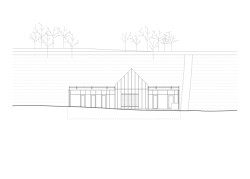 Pohled (Víkendový dům nad přehradou, NOIZ architekti)